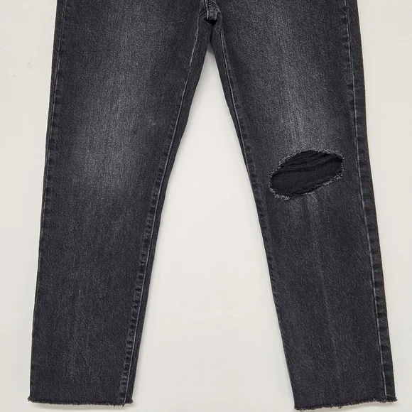 LEVI"S WEDGIE STRAIGHT DISTRESSED JEANS WOMEN'S SIZE 27 - Picture 7 of 8